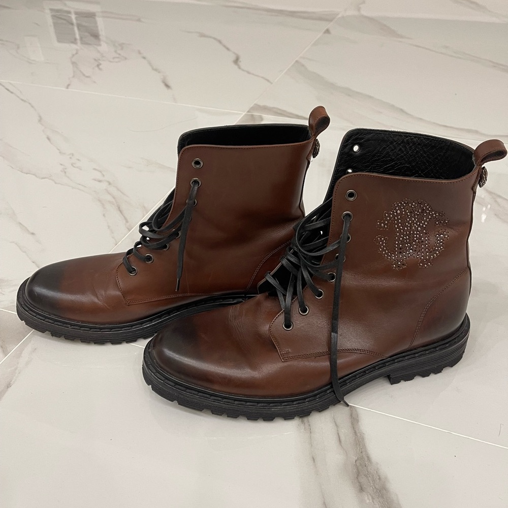 Roberto Cavalli man , boots used 1 time ,